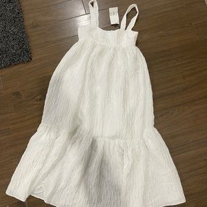 Zara white embroidery bohemian dress
